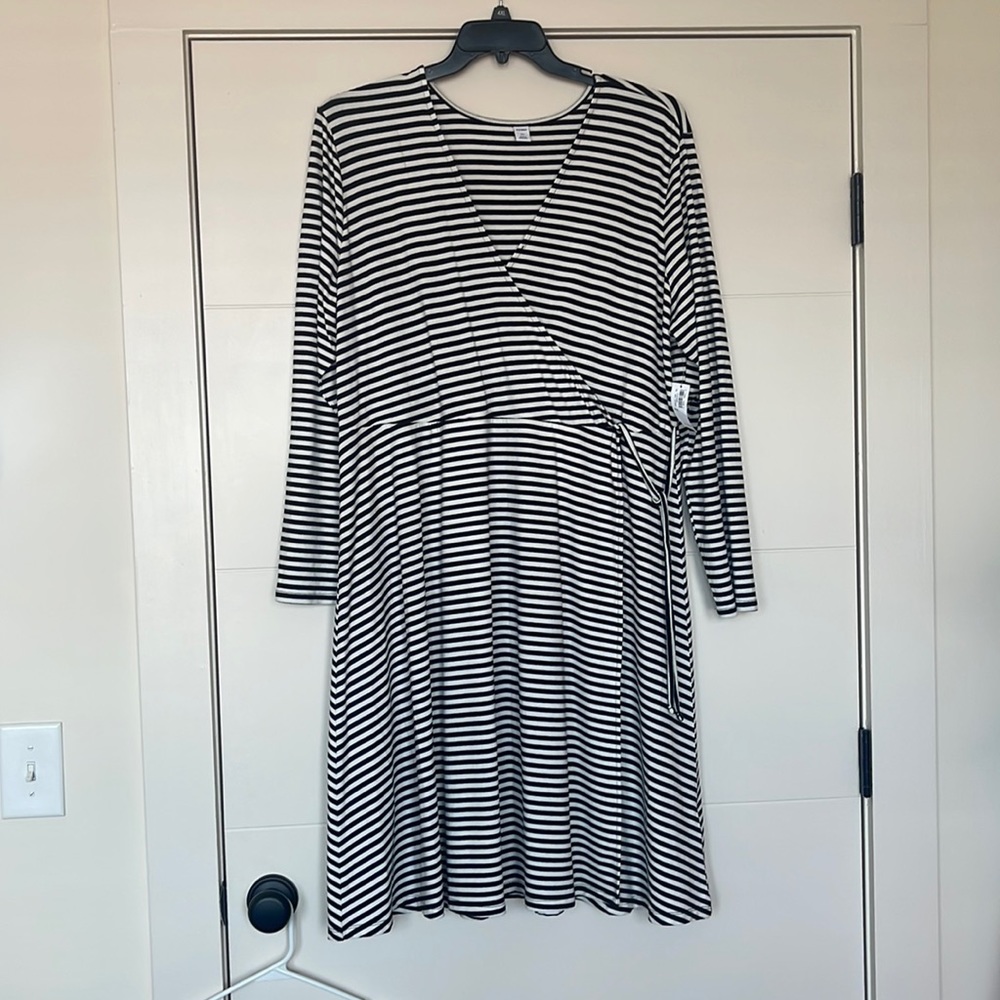 Faux Wrap Dress